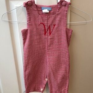 “W” monogrammed Coverall